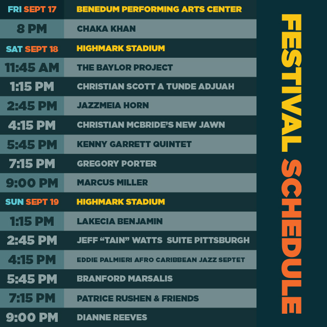 Pittsburgh International Jazz Festival Sept 1719, 2021